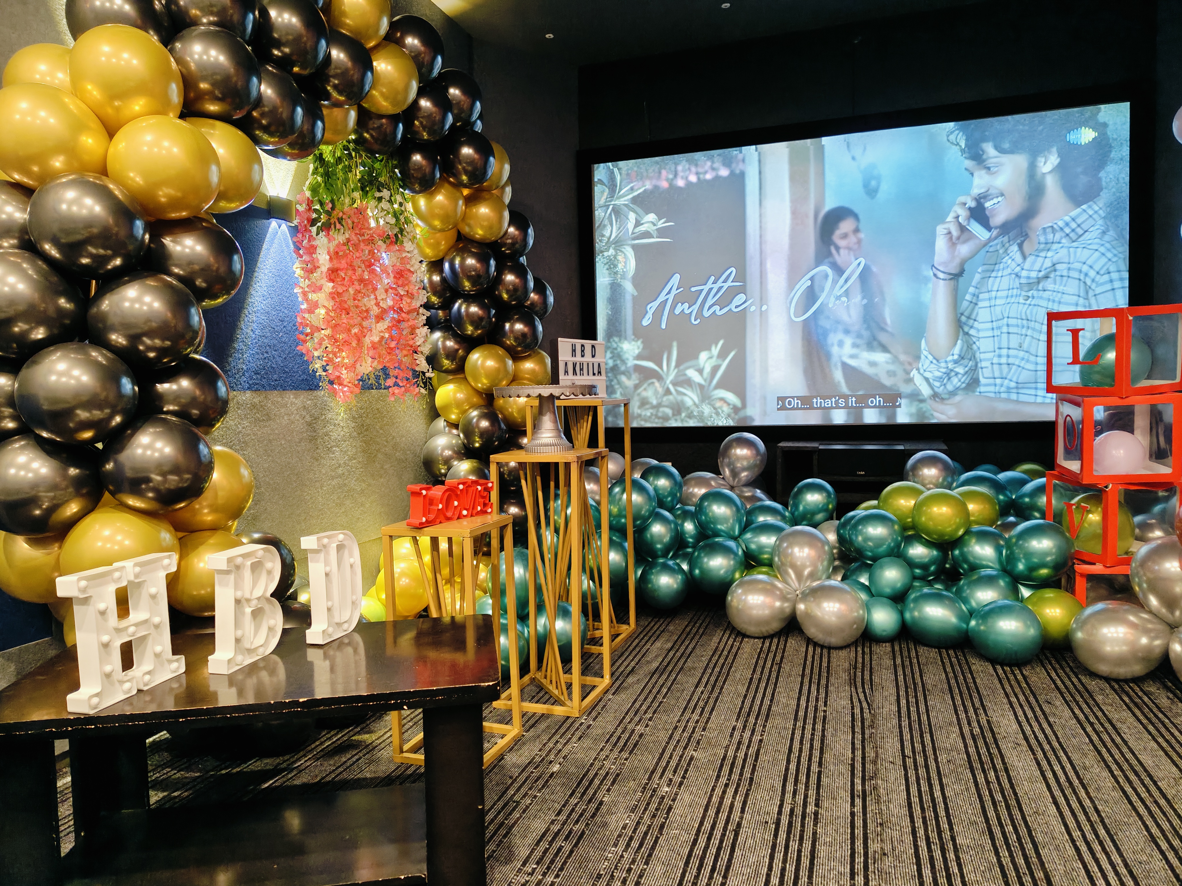 PartyPlex event setup